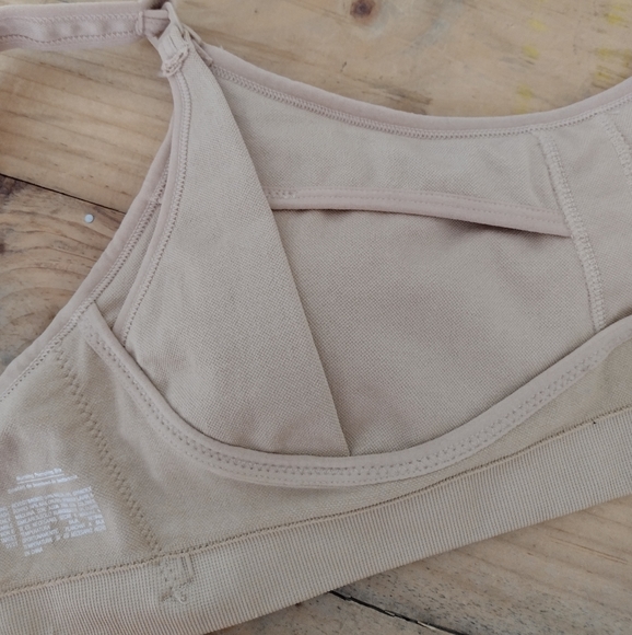 Auden Tan Wire Free Nursing Pumping Bra Size S - Picture 5 of 12